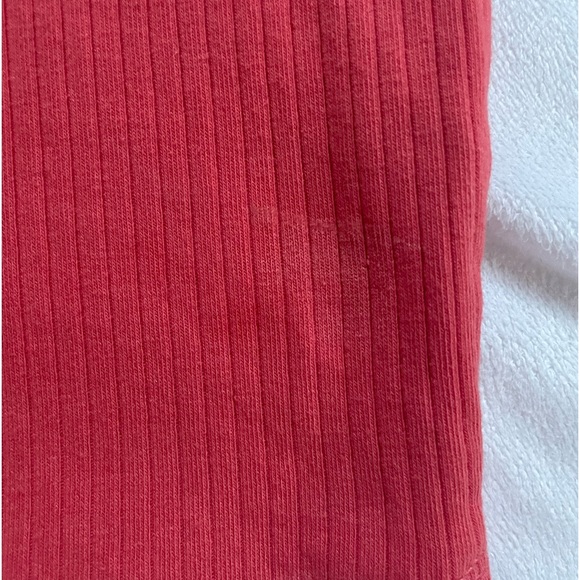 Coral cropped tank top - Picture 4 of 4